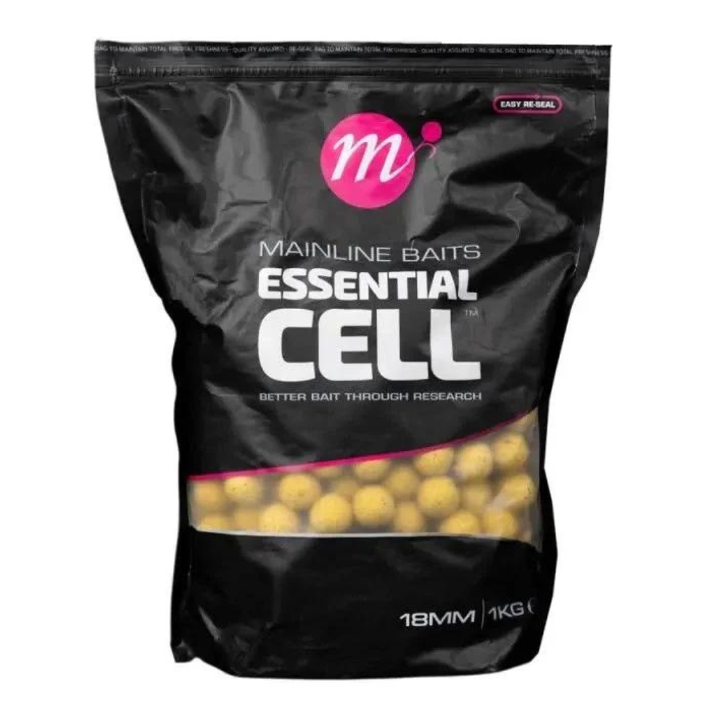 Mainline Baits Essential Cell Shelf Life Boilies - 1kg - Lavender Hall  Fishery